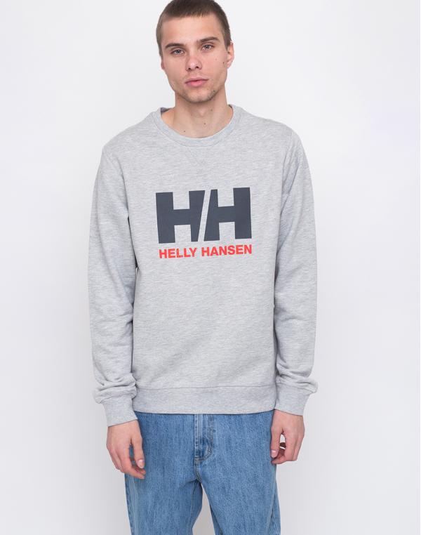 Helly Hansen Logo Crew Sweat Grey Melange L