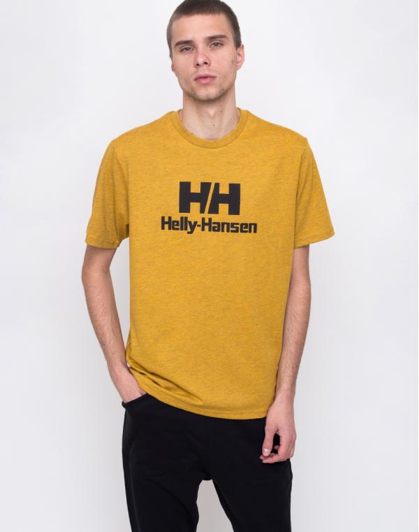Helly Hansen Logo T-shirt Golden Glow Melange S