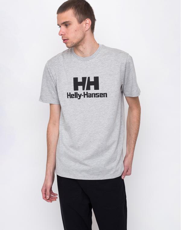 Helly Hansen Logo T-shirt Grey Melange M