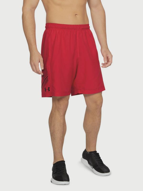 Kraťasy Under Armour Woven Graphic Short Červená