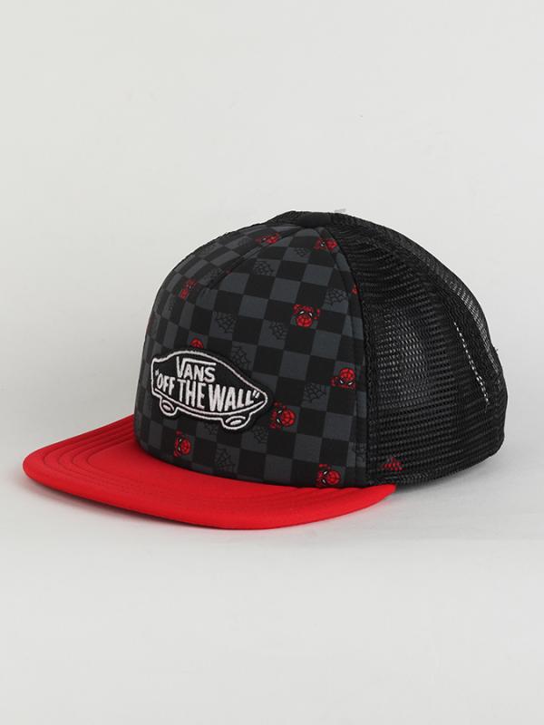 Kšiltovka Vans BY (Marvel) Spiderman Classic Patch Trucker Plus Černá