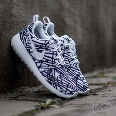 Nike Wmns Roshe One Print White/ White- Black