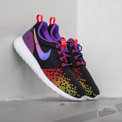 Nike Roshe One Print (GS) Black/ White-Hyper Violet