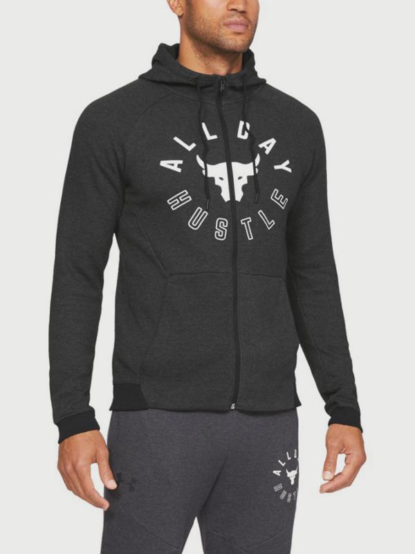 Mikina Under Armour Project Rock 2X Fz Jacket Černá