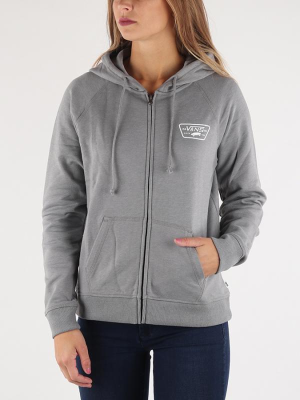 Mikina Vans WM Full Patch Raglan Grey Heather Šedá