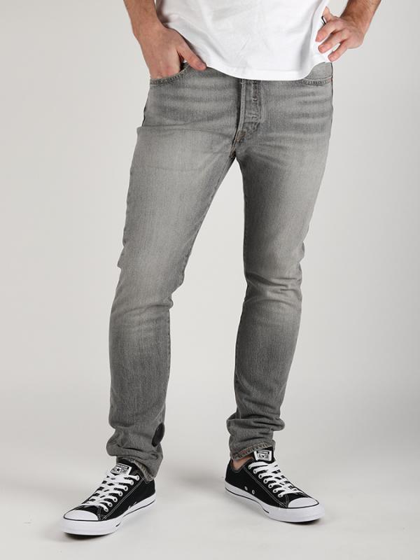 Džíny LEVI'S 501 Skinny Simpson Šedá