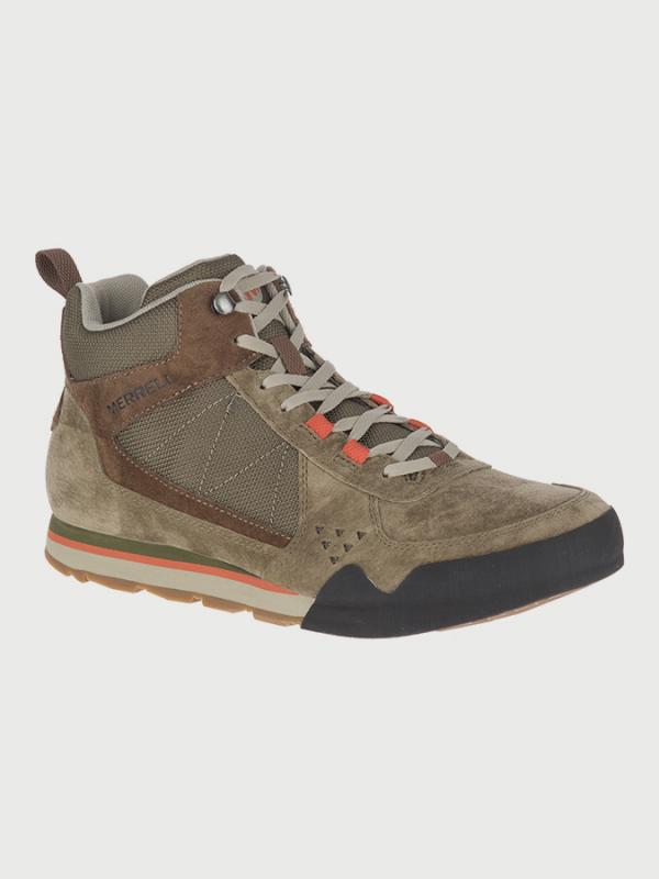 Boty Merrell Burnt Rock Tura Mid Suede Hnědá