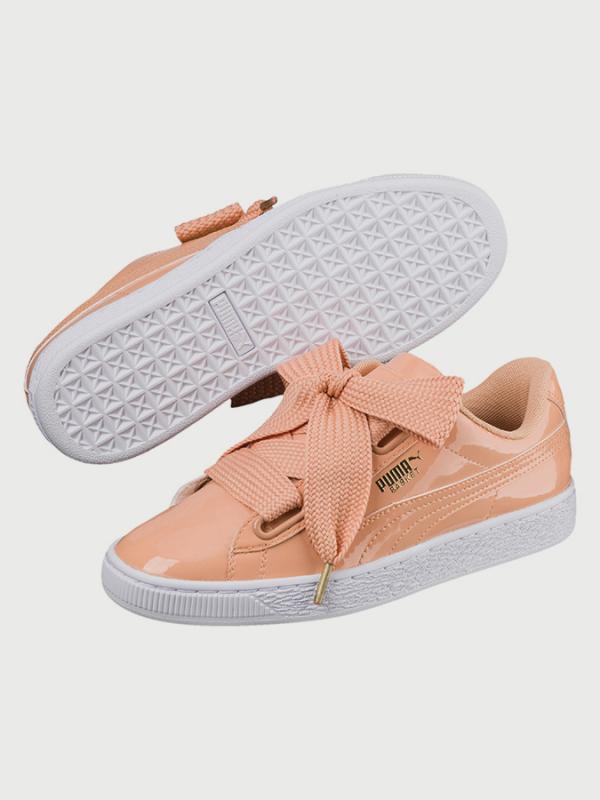 Boty Puma Basket Heart Patent Wn s Oranžová