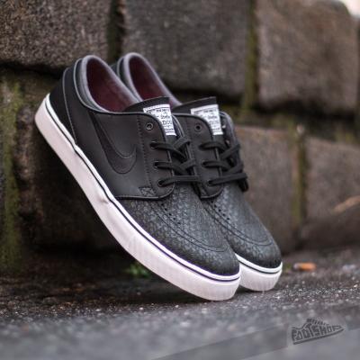 Nike Zoom Stefan Janoski L Black/ Black- White- University Red
