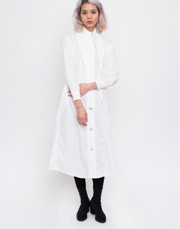House of Sunny Western Full Length Shacket Mineral White 40