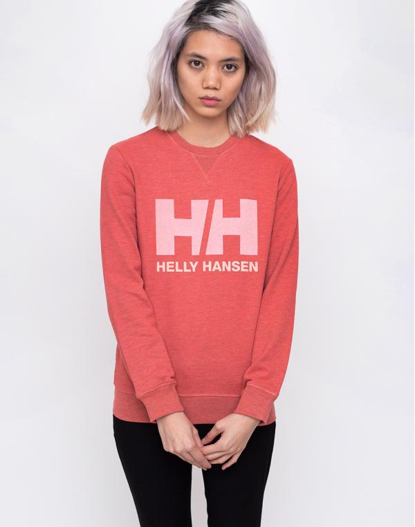 Helly Hansen Logo Crew Sweat Faded Rose Melange L