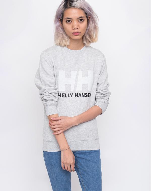 Helly Hansen Logo Crew Sweat Silver Grey Melange L