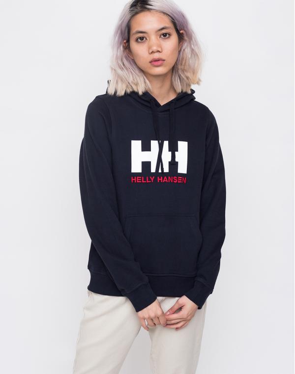 Helly Hansen Logo Hoodie Navy M