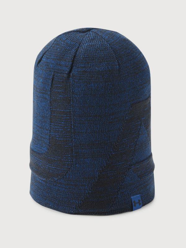 Čepice Under Armour Men's 4-in-1 Beanie Modrá