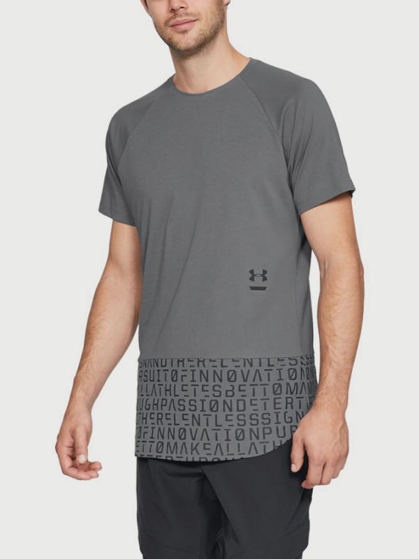 Tričko Under Armour Perpetl Graphic SS Šedá