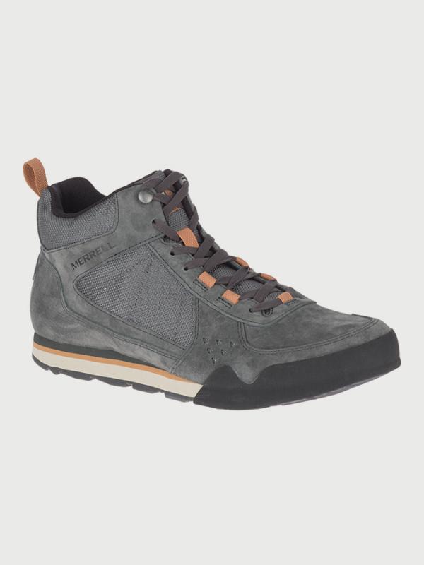 Boty Merrell Burnt Rock Tura Mid Suede Šedá