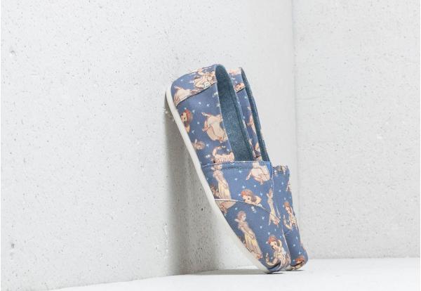 TOMS x Disney Wmn Classic Blue Snow White Printed Canvas