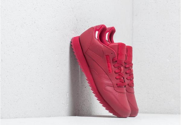 Reebok CL Leather Ripple W Cranberry Red