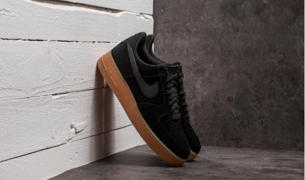 Nike Air Force 1 '07 LV8 Suede Black/ Black-Gum Medium Brown