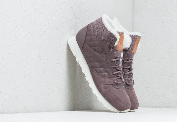 Reebok CL Leather Arctic Boot Almost Grey/ Chalk/ Camel