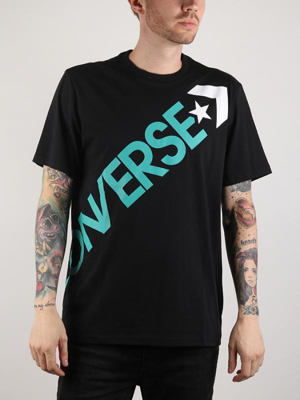 Tričko Converse M Cross Body Tee Černá