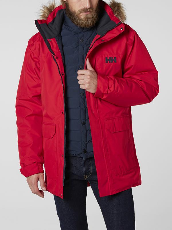 Bunda Helly Hansen Dubliner Parka Červená