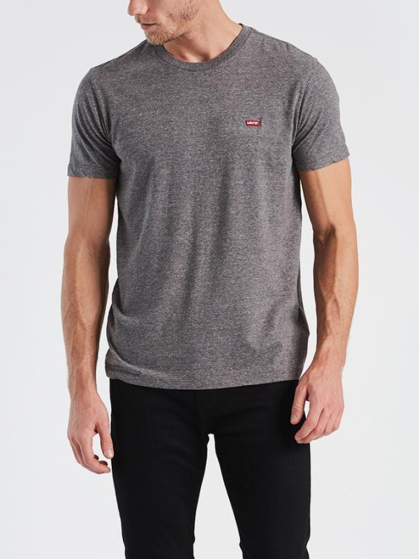 Tričko LEVI'S SS Original Hm Tee Triblend + Patch Ob Šedá