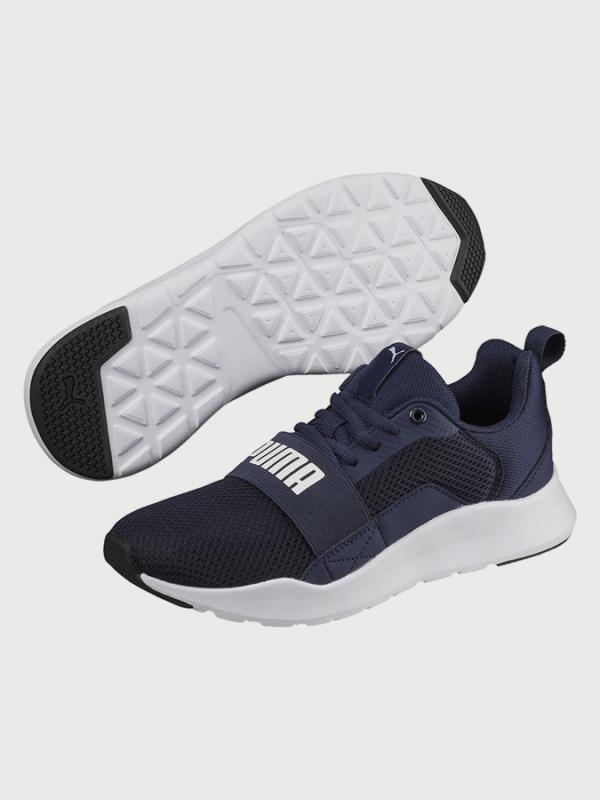 Boty Puma Wired Jr Modrá
