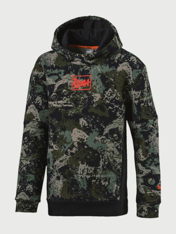 Mikina Puma Style Hoody AOP B Barevná