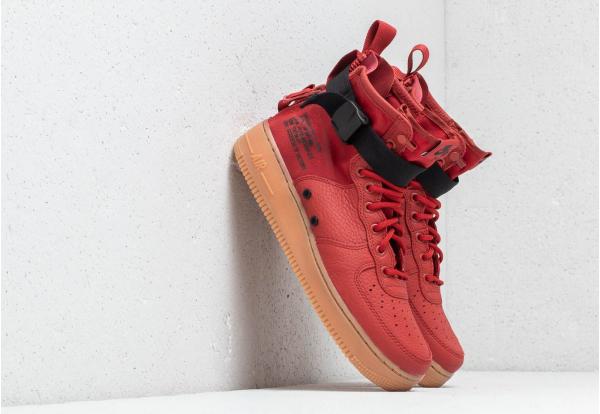 Nike SF Air Force 1 Mid Dune Red/ Dune Red-Black