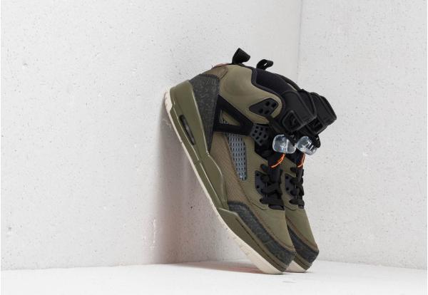 Jordan Spizike Olive Canvas/ Cone-Black
