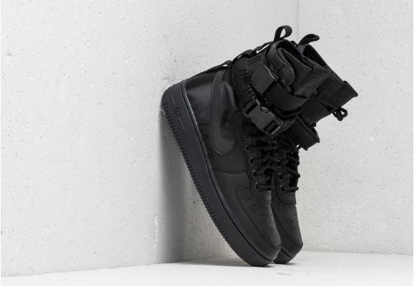 Nike Wmns SF Air Force 1 Black/ Black-Black-Oil Grey