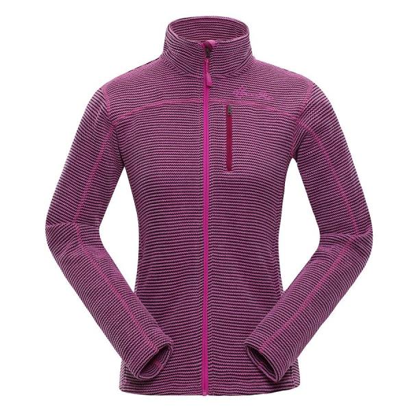 ALPINE PRO ENEASA 3 RŮŽOVÁ / FIALOVÁ Dámský Svetr XXL