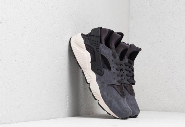Nike Air Huarache Run Premium Anthracite/ Black-Light Bone
