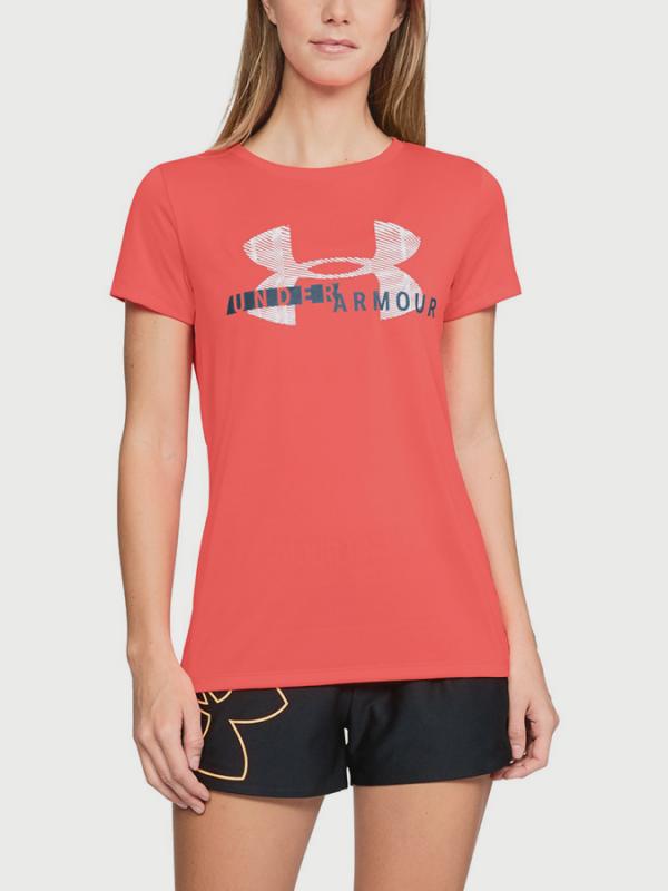 Tričko Under Armour Tech SSC Graphic Oranžová