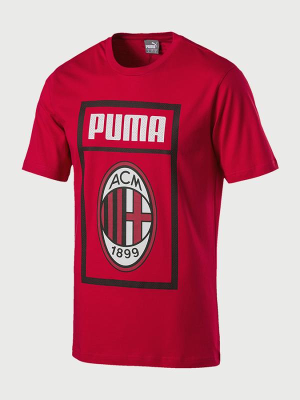 Tričko Puma AC Milan Shoe Tag Tee Červená