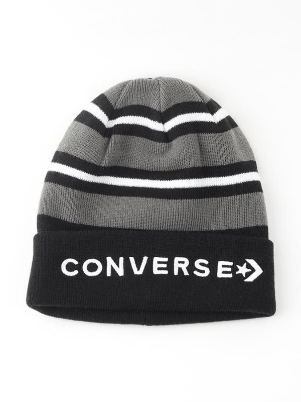 Čepice Converse Striped Cuff Beanie Barevná