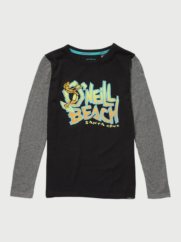 Tričko O´Neill Lb Laid Back L/Slv T-Shirt Černá