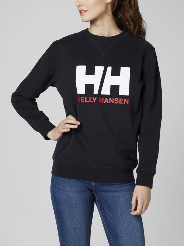 Mikina Helly Hansen W Logo Crew Sweat Černá