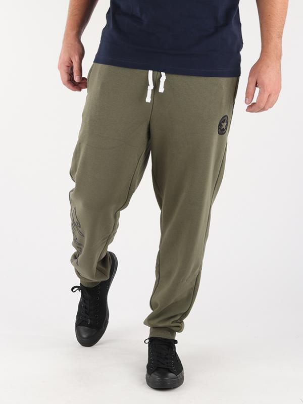 Tepláky Converse M Chuck Taylor Graphic Jogger Hnědá