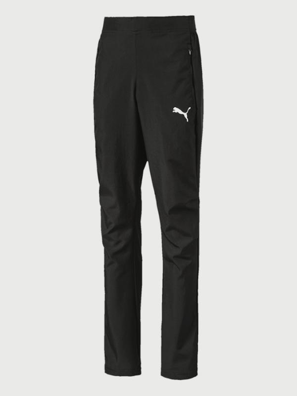Tepláky Puma LIGA Sideline Woven Pants Jr Černá