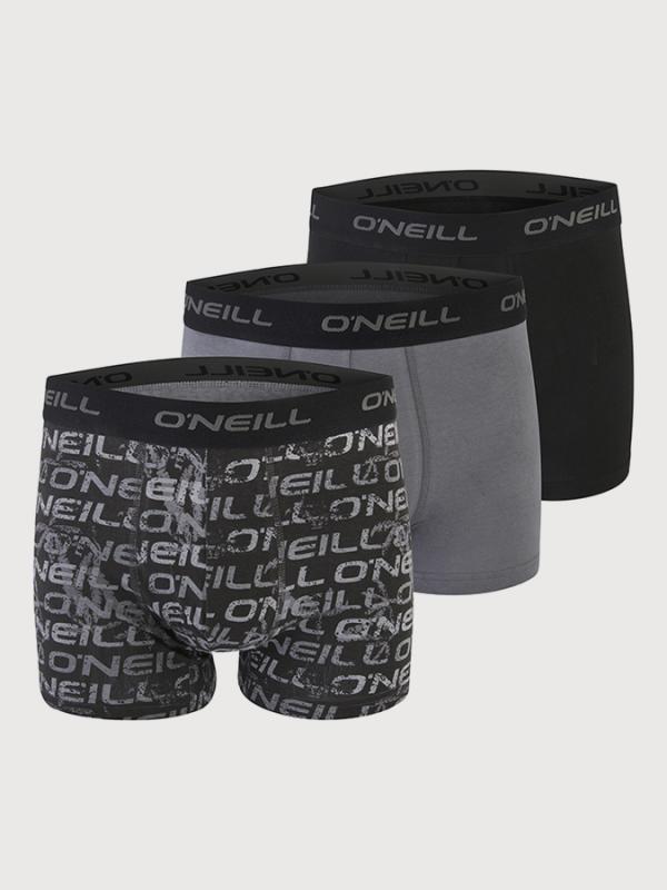 Boxerky O´Neill Boxershorts 3-pack NOS logo print Barevná