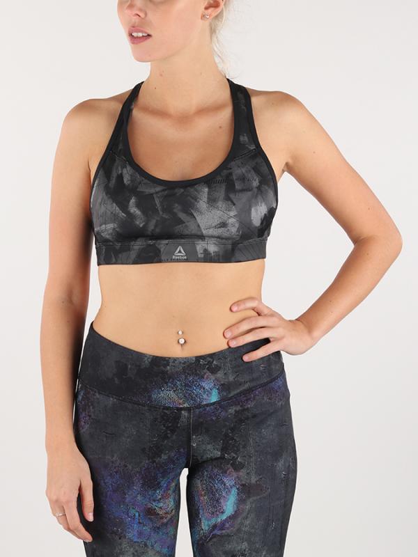 Podprsenka Reebok Hero Run Bra Pad Černá