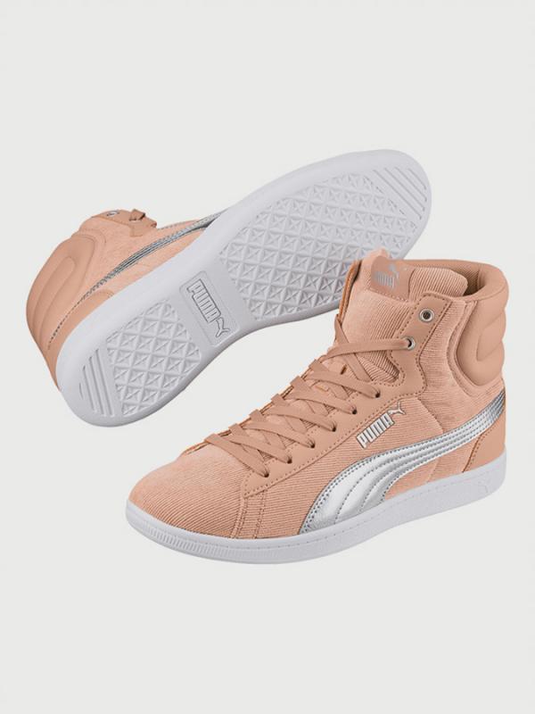 Boty Puma Vikky Mid Cord Oranžová