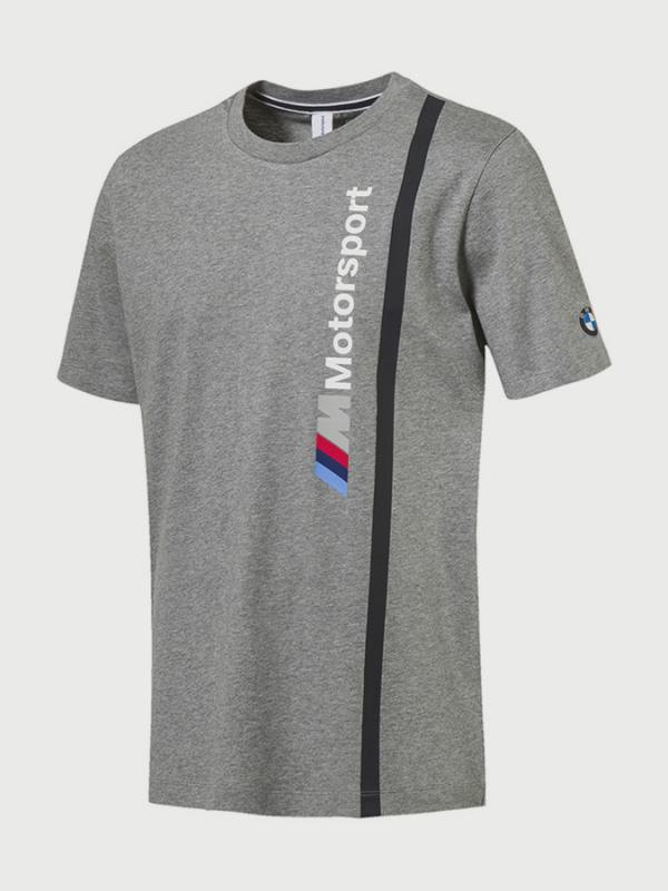 Tričko Puma BMW MMS Logo Tee Šedá