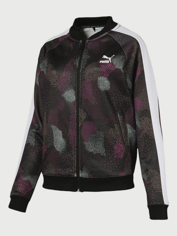 Bunda Puma Classics T7 Track Jacket AOP Barevná