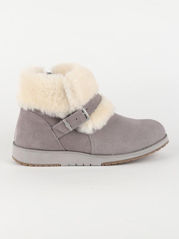 Boty EMU Australia Oxley Fur Cuff Šedá