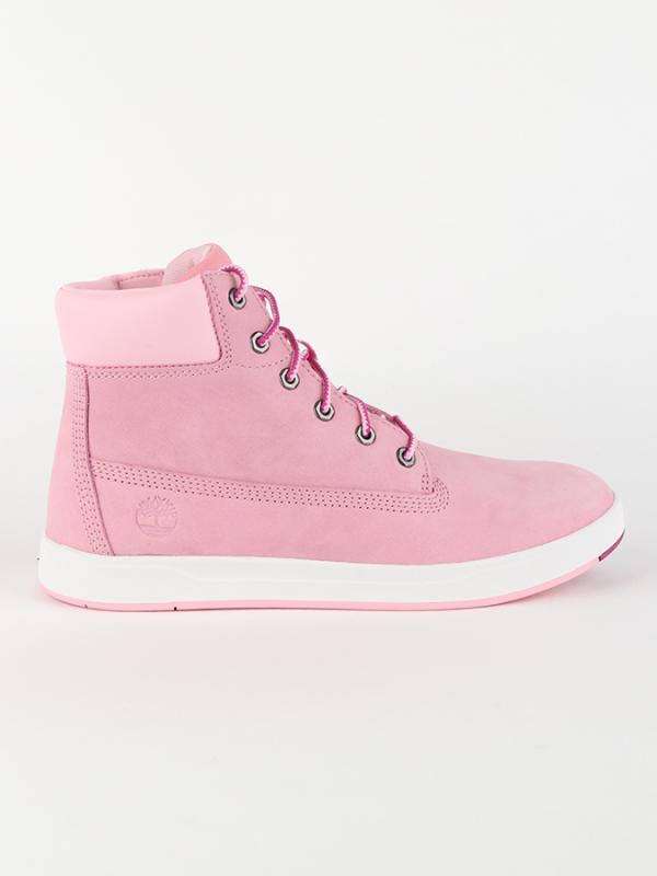Boty Timberland Davis Square 6 Inch Prism Pink Růžová