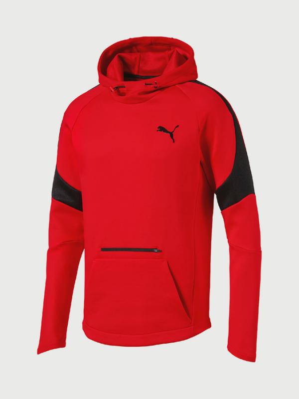 Mikina Puma Evostripe Move Hoody Červená