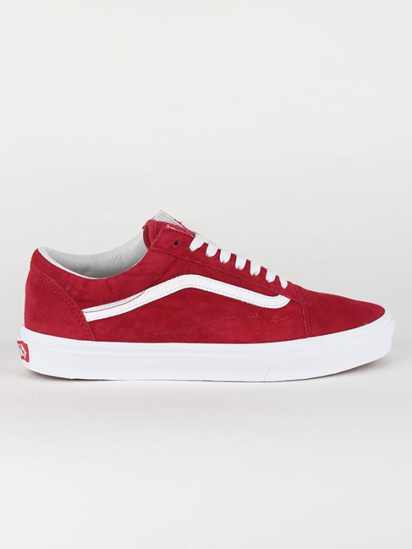 Boty Vans UA Old Skool (Pig Suede) Červená